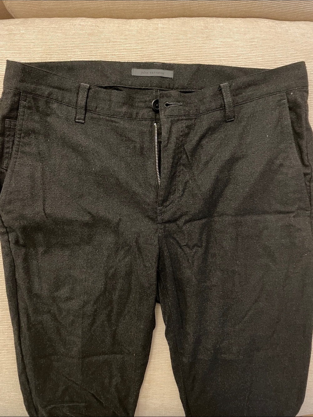 John Varvatos Black Slim Chinos